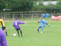 Rhosgoch (here in action v CP Llanandras) have gone top of the Mid Wales League (South)